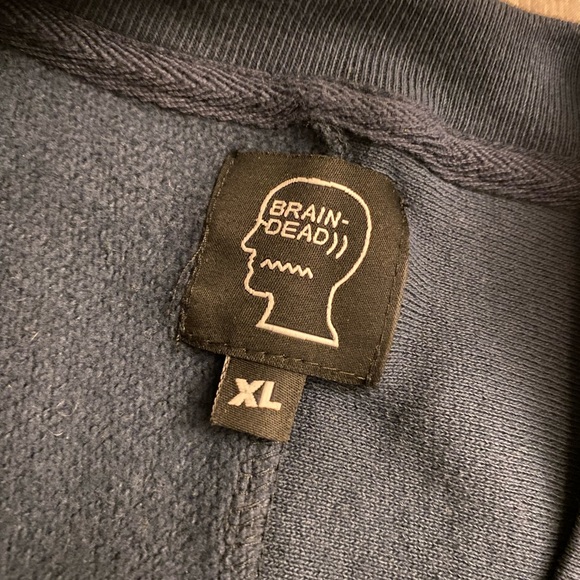 Braindead reverse weave patchwork sweatshirt - Picture 3 of 6